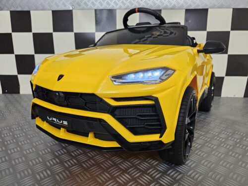 Elektrische kinderauto Lamborghini Urus geel