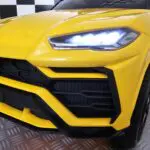 Lamborghini Urus elektrische kinderauto geel