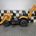 Elektrische kindertractor JCB met graafmachine