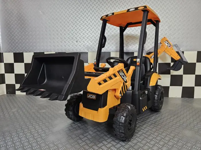 Elektrische kindertractor JCB sitemaster