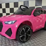 Accu kinderauto Audi RS6 roze