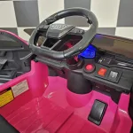 Audi RS6 elektrische kinderauto roze