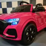 Roze audi Q8 kinderauto