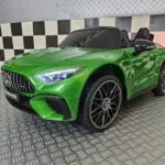 Accu kinderauto Mercedes SL53 metallic groen